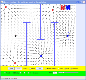 Electric Field Hockey