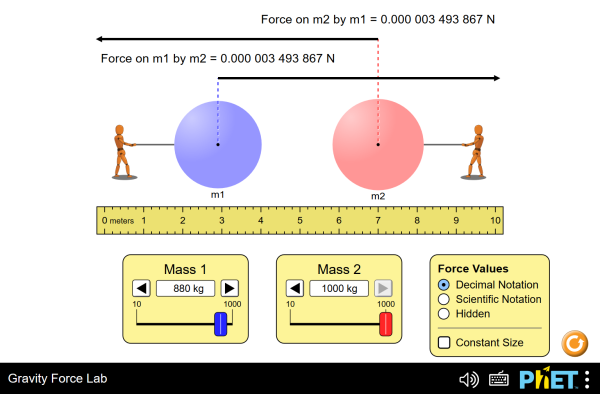 Gravity Force Lab screenshot