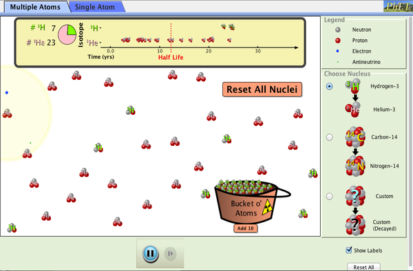 Beta Decay screenshot.