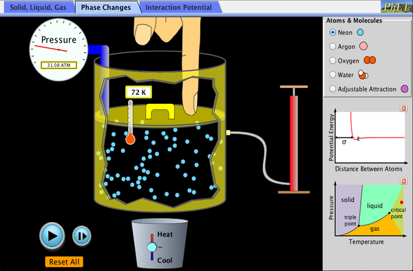 phet colorado physics simulations