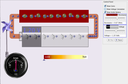 Screenshot of the simulation Circuito Bateria-Resistor