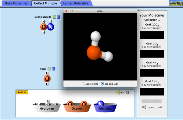 Costruisci una molecola