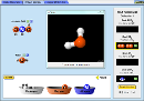 Screenshot of the simulation یک مولکول بسازید