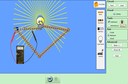 Screenshot of the simulation Kit de Construção de Circuito (DC), Laboratório Virtual