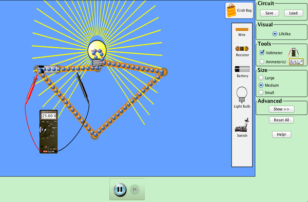 Circuit Construction Kit (DC Only), Virtual Lab