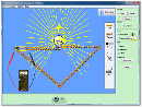 Screenshot of the simulation (DC) آزمایشگاه مجازی ساخت مدار