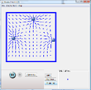 Screenshot of the simulation میدان الکتریکی 