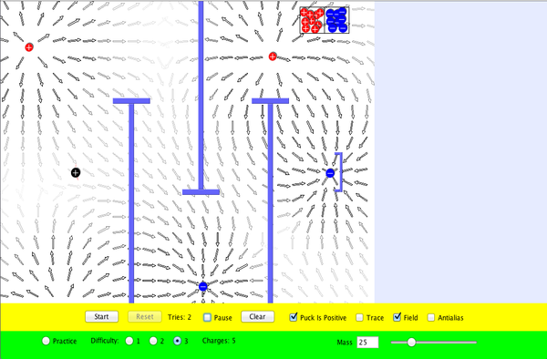 Electric Field Hockey