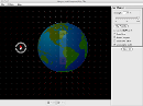 Screenshot of the simulation Μαγνήτης και Πυξίδα