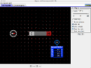 Screenshot of the simulation آهنرباها و آهنرباهای الکتریکی
