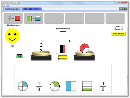 Screenshot of the simulation Ταίριασμα κλασμάτων