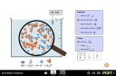 Screenshot of the simulation Solutions Acido-basiques