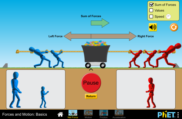 Forces and Motion: Basics - Force | Motion | Friction - PhET Interactive  Simulations