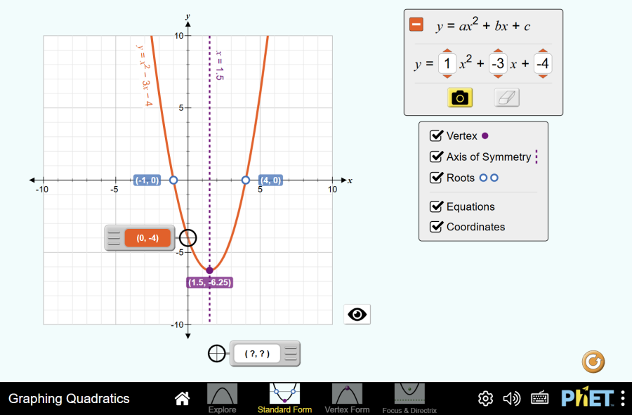 Graphing Quadratics