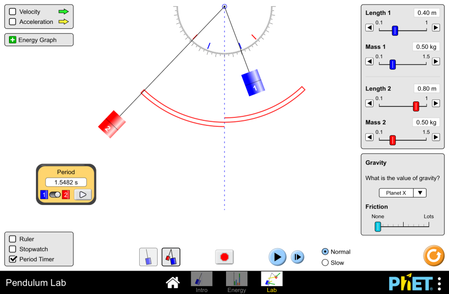 Pendulum Lab Periodic Motion Simple Harmonic Motion Conservation