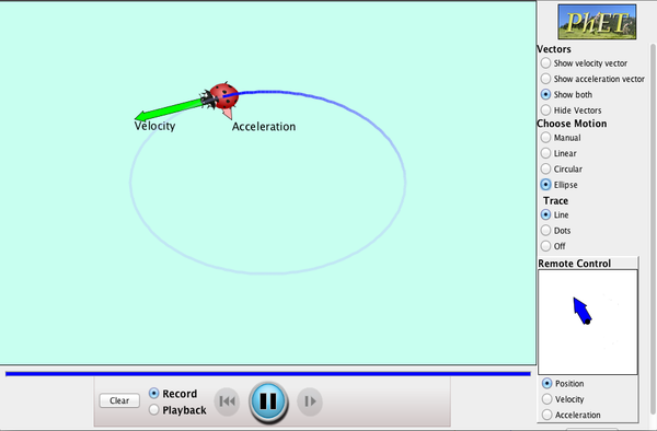 Movimiento de Mariquita en 2D