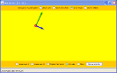 Screenshot of the simulation حرکت در 
دو بعد