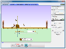 Screenshot of the simulation نیروها و حرکت