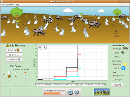 Screenshot of the simulation Natural Selection