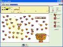 Screenshot of the simulation واپاشی آلفا