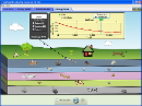Screenshot of the simulation بازى زمان  پرتوزا